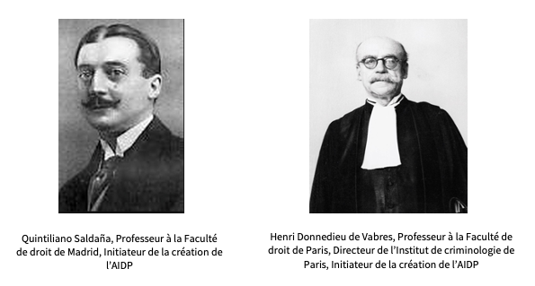 Portraits de Quintiliano Saldaña et Henri Donnedieu de Vabres